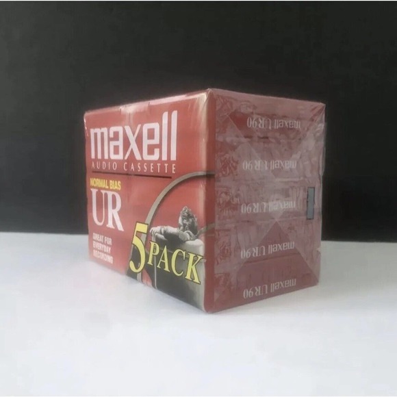 New Sealed 15p. Maxell UR 90 Blank Audio Cassette Tape Normal Bias IEC Type I - Picture 7 of 12